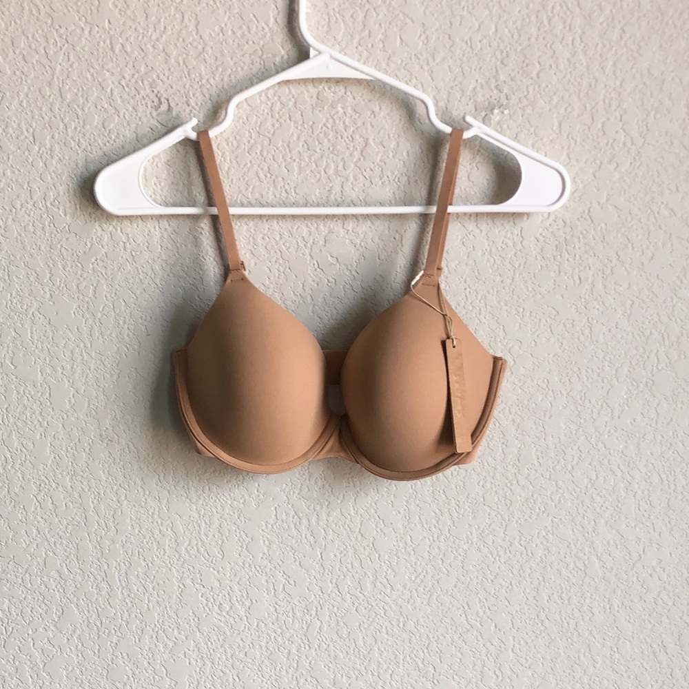 New Skims Fits Everybody T Shirt Bra Convertible Ochre Tan 32DD - Picture 1 of 7